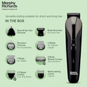 LXINDIA Trimmer Morphy Richards Kingsman Pro 12 in 1 grooming kit for men