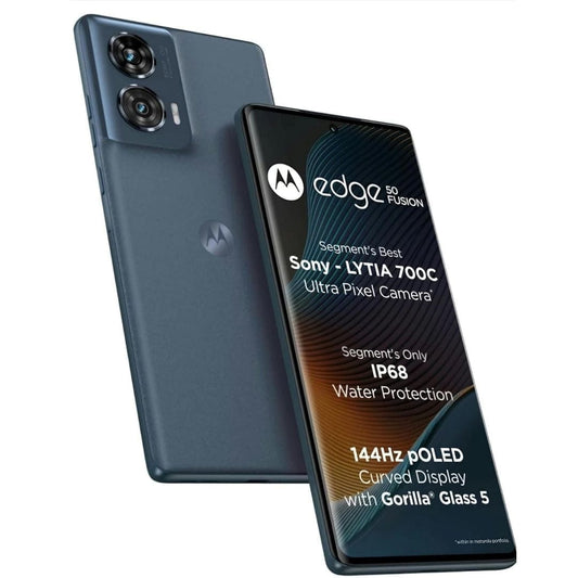 LXINDIA Smart phone Motorola Edge 50 Fusion 5G (Forest Blue, 8GB RAM, 128GB Storage)