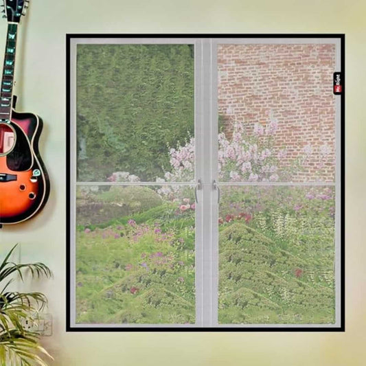 LX INDIA Mosquito Net Screen Mr Right Mosquito Net for Window Net (2.3x3.3 FT) (Black)