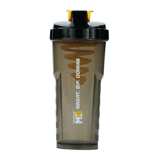 LX INDIA Shakers MuscleBlaze Cyclone Blender Shaker (Black, 700ml) | 100% Leakproof, BPA-Free Blender Bottle - Black