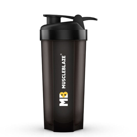 LX INDIA Shakers MuscleBlaze Phirse Zidd Kar, Shaker (Black, 650ml)