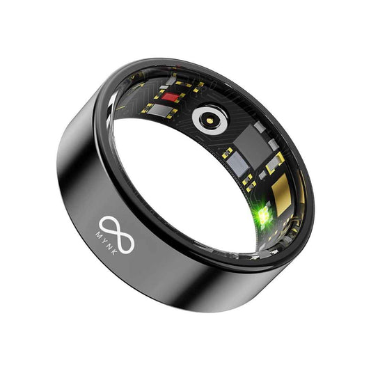 LX INDIA Smart Ring 7 MYNK Alpha Smart Ring for Men & Women , Black