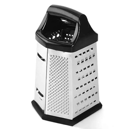 LX INDIA grater and slicer NAALSA - Berlin 6 Side Stainless Steel Professional Multi Purpose Grater Vegetable Chopper Slicer Kitchen Cutters