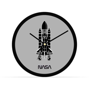 LXINDIA Clock NASA Sketch Clock Aprroved Design by NASA Wall (Grey)