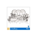 LXINDIA Dinner Set Neelam Stainless Steel Premium Dinner Set (Set of 61 Pcs)