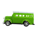 LXINDIA Toys Neoinsta Plastic Friction Powered Modern School Bus Green