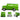 LXINDIA Toys Neoinsta Plastic Friction Powered Modern School Bus Green