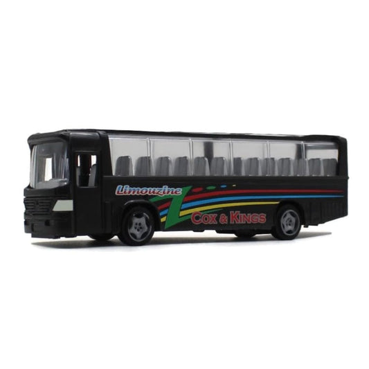 LXINDIA Toys Neoinsta Plastic Pull Back School Bus Black