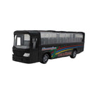 LXINDIA Toys Neoinsta Plastic Pull Back School Bus Black