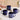 LX INDIA Tea Set Nestasia Stackable Ceramic Cups (Set of 4) Blue