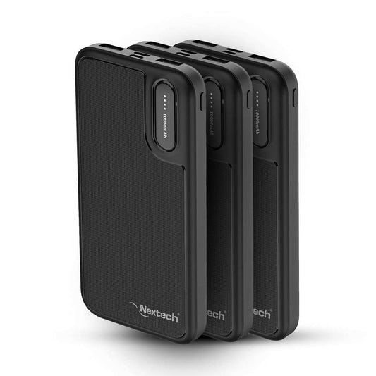 LX INDIA Power Bank Nextech 10000mAh Power Bank | Power Bank Fast Charging NPC1080(Black)
