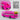 LXINDIA Toys NHR Plastic Friction Powered Toy Bus for Kids Pink(pack of 2)