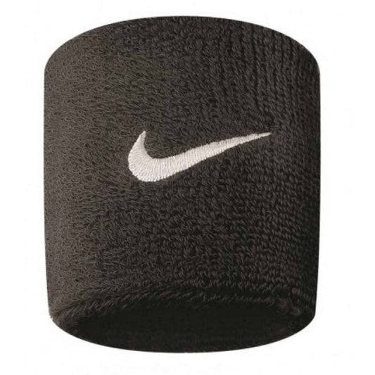 LX INDIA Sweat Bands Nike Swoosh Wristbands, Unisex Adult, Black/White (One Size)