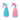 LX INDIA Lawn and Gardening Nishaj Garden Spray Bottle For Gardening Water Spray Bottles With Mist & Stream Modes, 500 Ml (Pack Of 2) - Plastic, Multicolour