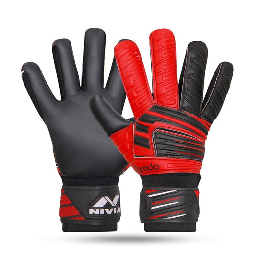 LX INDIA Football Glove Nivia 742 Raptor Torrido Football Goalkeeper Gloves Small