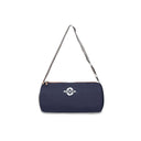 LXINDIA Gym Bags NIVIA Basic Duffle Polyester Bag Gym Bags (Navy Blue Orange)