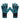 LX INDIA Football Glove Large Nivia Force Goalkeeper Gloves (Blue Black)