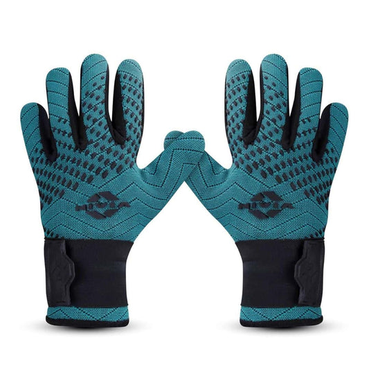 LX INDIA Football Glove Large Nivia Force Goalkeeper Gloves (Blue Black)