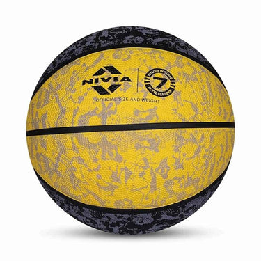 LXINDIA Basket Ball Nivia Graffiti Basketball Rubberized Moulded Panel 8