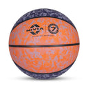 LXINDIA Basket Ball Nivia Graffiti Basketball Rubberized Moulded Panel 8 Blue Orange