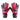 LX INDIA Football Glove Medium Nivia Raptor Torrido Football Gloves (Black Red)