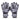 LX INDIA Football Glove Large NIVIA Spider Football GoalKeeper Gloves Medium Black (902BK)
