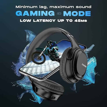 LXINDIA headphone Noise 3 Wireless On Ear Headphones with 70H Playtime (Carbon Black)