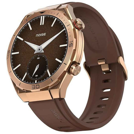 LX INDIA Smart Watch vintage brown Noise Active 2 Smart Watch with 1.46" AMOLED Display, Upto 10 Days Battery, Premium Metal Build with Sleek Dial