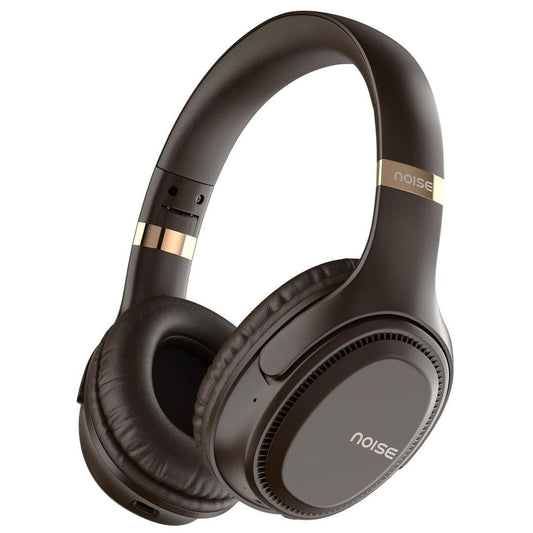 LX INDIA Headphone Noise Airwave Max 3 Bluetooth On-Ear Headphones with 70H Playtime - Dark Brown