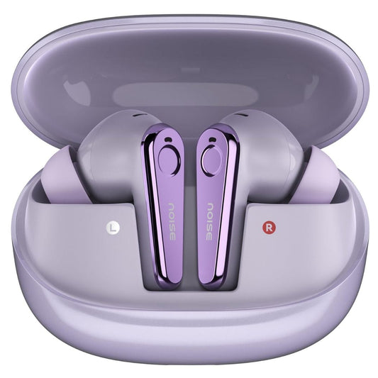 LX INDIA Earbuds Crystal Lilac Noise Buds X Ultra in-Ear Truly Wireless Earbuds with Hybrid ANC