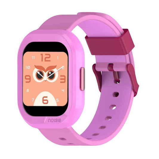 LX INDIA Watch Noise Champ 2 Kids Smart Watch with Waterproof, Activity Tracker, in-Built Games, School Mode for Boys and Girls (Kitty Pink)