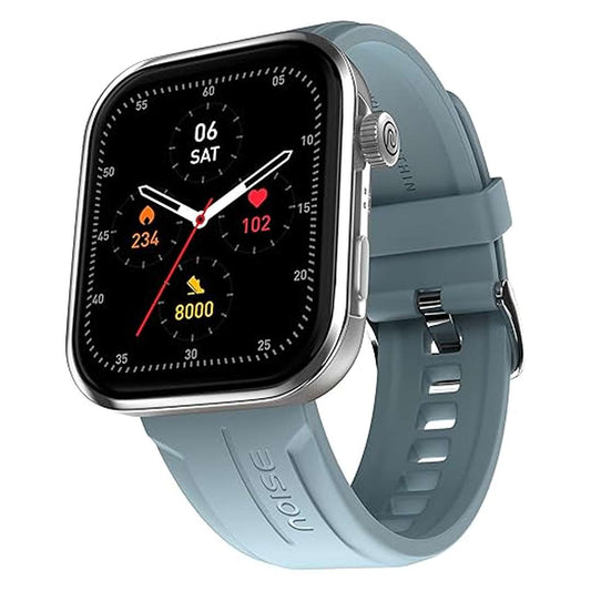 LX INDIA Smart Watch Space Blue Noise ColorFit Pro 5 Max 1.96" AMOLED Display Smart Watch