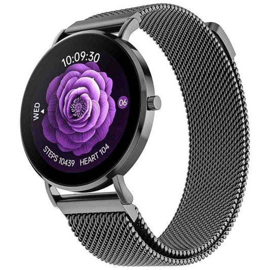 LX INDIA Smart Watch Black link Noise Diva 2 Fashion Smart Watch for Women - Sleekest Dial, 36mm AMOLED Display