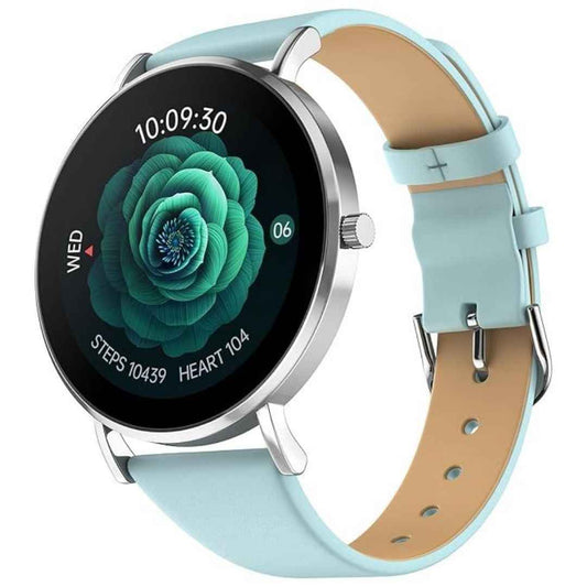 LX INDIA Smart Watch Silver Blue Noise Diva 2 Fashion Smart Watch for Women-Sleekest Dial, 36mm AMOLED Display