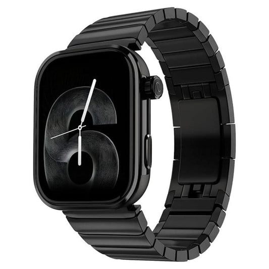 LX INDIA Smart Watch Noise Pro 6 Max Smart Watch:Intelligent AI, Endless AI Watch Faces, AI Companion, 1.96” AMOLED, Stainless Steel Build (Chrome Black)