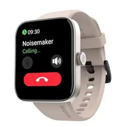LX INDIA Smart Watch Champagne Grey Noise Pulse Buzz 1.69 Bluetooth Calling Smart Watch with Call Function