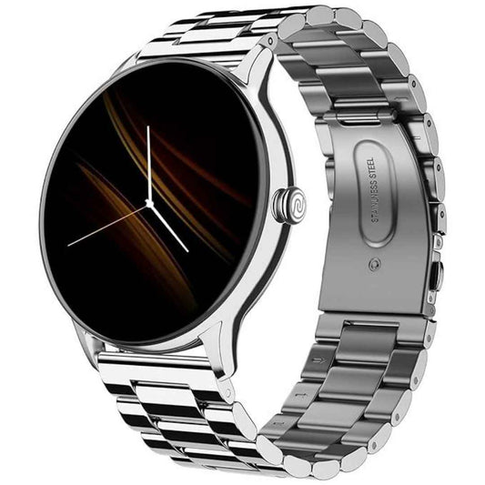 LX INDIA Smart Watch Elite silver Noise Twist Go Round dial Smartwatch with BT Calling