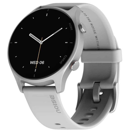 LXINDIA Smart Watch Noise Twist Round dial Smart Watch-Silver Grey
