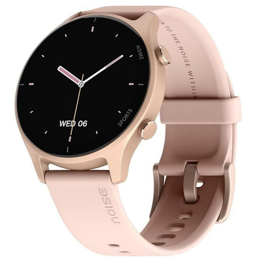 LX INDIA Smart Watch rose pink Noise Twist Round dial Smart Watch with Bluetooth Calling