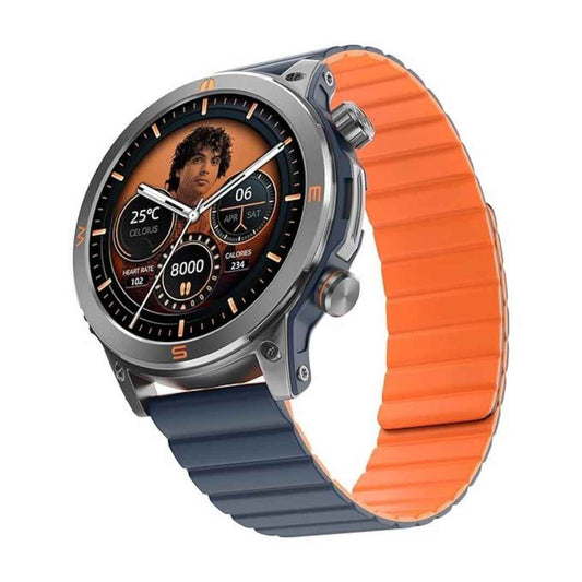 LX INDIA Smart Watch Noise X Neeraj Javelin (Limited Edition) Smart Watch 1.46" AMOLED Display, 3-Layered Casing, Special Boot-up Logo - India Blue