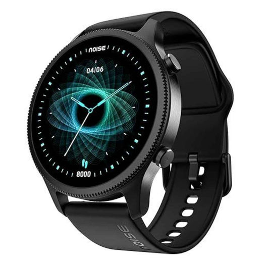 LX INDIA Smart Watch NoiseFit Halo 1.43" AMOLED Display, Bluetooth Calling Round Dial Smart Watch (Jet Black)