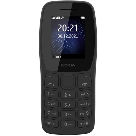 LX INDIA Keypad Phone Charcoal Nokia 105 Classic Single SIM Keypad Phone Without Charger