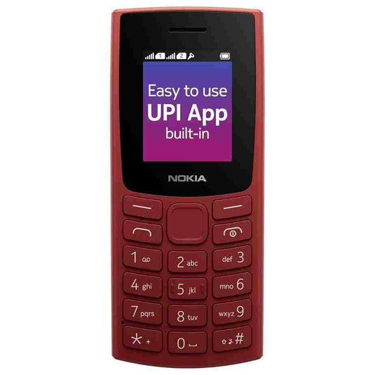 LX INDIA Keypad Phone Nokia 106 Dual Sim, Keypad Phone (Red)