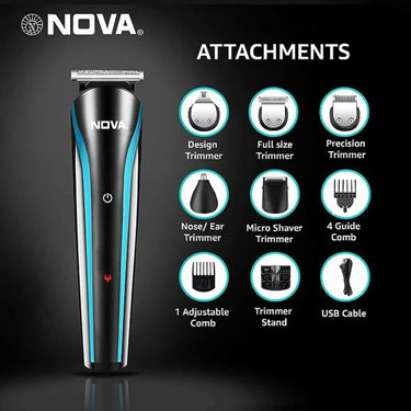 LXINDIA Trimmer NOVA NG 1152 Cordless Rechargeable  Multi Grooming Trimmer for Men