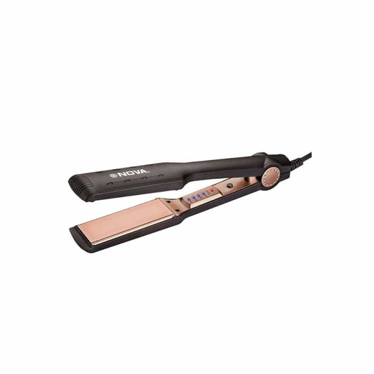 LXINDIA Straightener Nova NHS 901 Temperature Control Hair Straightner for Women (Black)