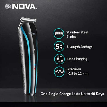 LXINDIA Trimmer Nova NHT USB Rechargeable Professional Hair Clipper for Men