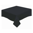 LXINDIA Table Cloth Oasis Home Collection Cotton Solid Square Table Cloth (Black)