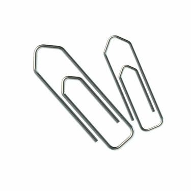 LXINDIA desk essential Oddy Paper Clips Nickel Plated Set of 10 Dibbi