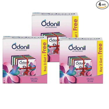 LXINDIA Air freshener Odonil Bathroom Air Freshener Blocks Mix 75Gm (Pack Of 3)