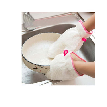 LXINDIA Gloves Okayji Bamboo Fiber Dishwashing Glove Pack of 1